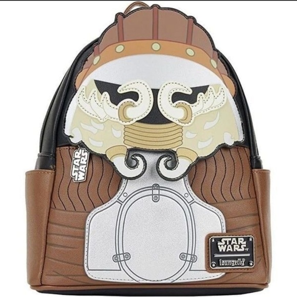 NWT Star Wars Lando Jabba the Hut mini backpack w/ matching wallet - Picture 5 of 14
